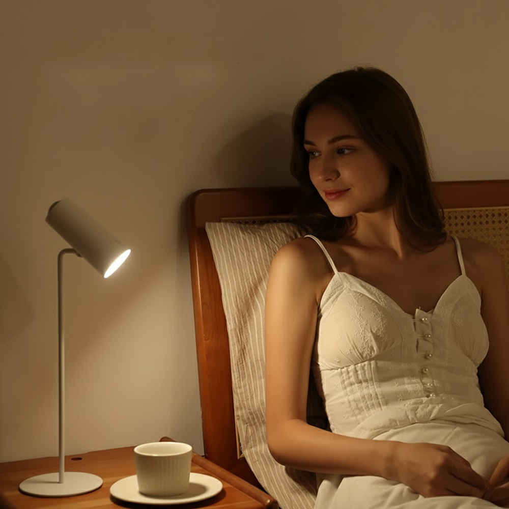 Moderne Touch-Lampe mit wiederaufladbarem Akku – Drahtloses Licht für Tisch und Nachttisch
