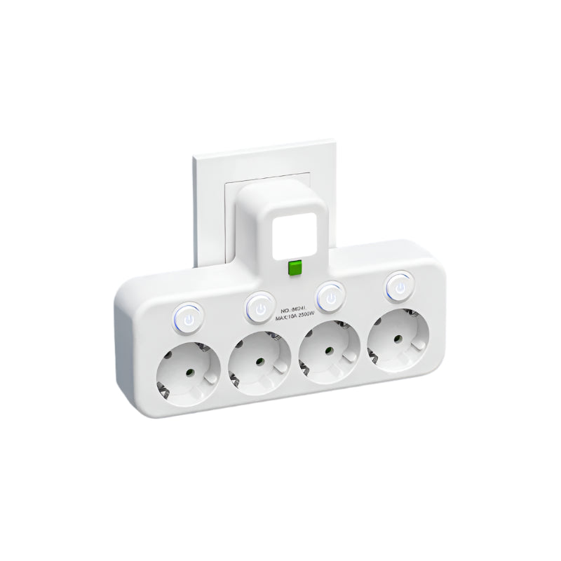 All-in-One Steckdosenleiste mit USB-Anschlüssen und Kindersicherung