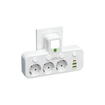 All-in-One Steckdosenleiste mit USB-Anschlüssen und Kindersicherung