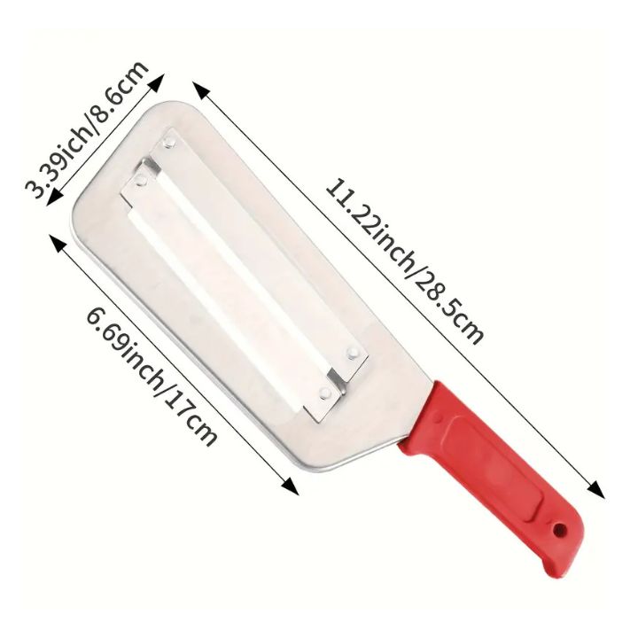 DuoCut® | Stainless Steel Double Cutter for Perfect Slices