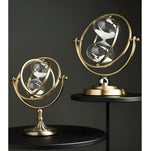 Elegant Hourglass with Gold Frame – Timeless Design for Your Home
