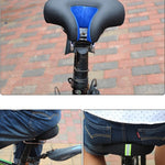 Comfortable Noseless Bicycle Saddle for Mountain Bikes - Padded and Ergonomic (Black)