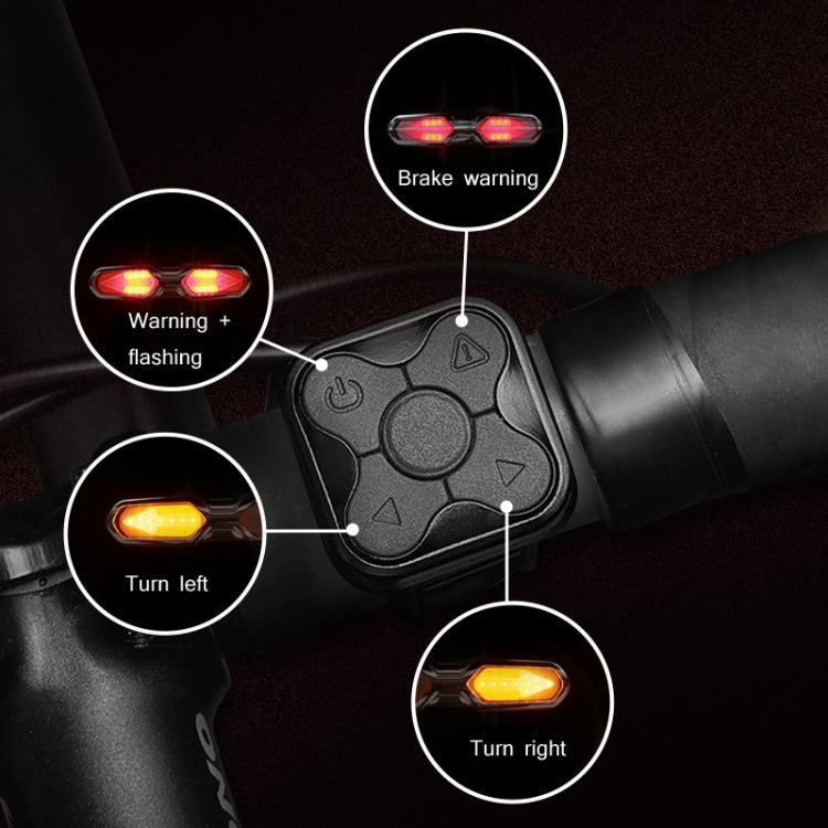 Bicycle Blinker with Remote Control - Wireless LED Turn Signal