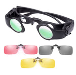 High-performance binoculars with 8x magnification and clip