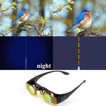 High-performance binoculars with 8x magnification and clip