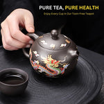Color-Changing Teapot with Dragon and Phoenix Motif