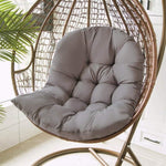 Comfortable Cushions for Garden and Rocking Chairs – Dark Grey – 80x120 cm – For Indoors & Outdoors