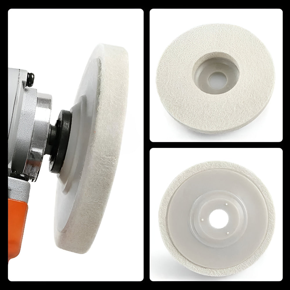 Premium Polishing Attachment for Angle Grinders – Versatile for Wood, Metal, and Glass
