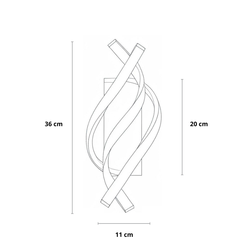 LumiSphere | Elegante LED-Wandlampe für stilvolle Räume