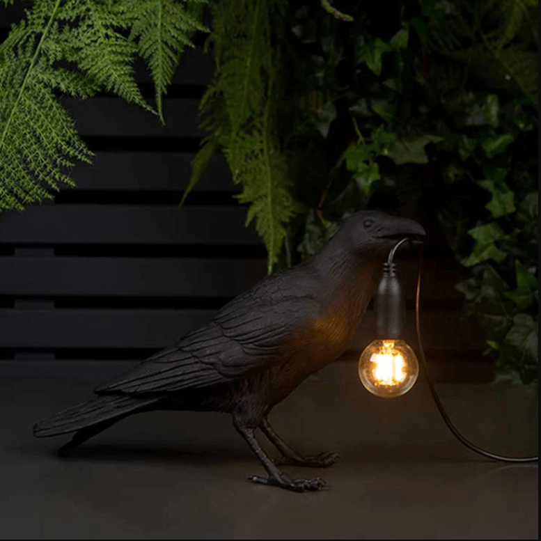 The Elegant Crow Lamp