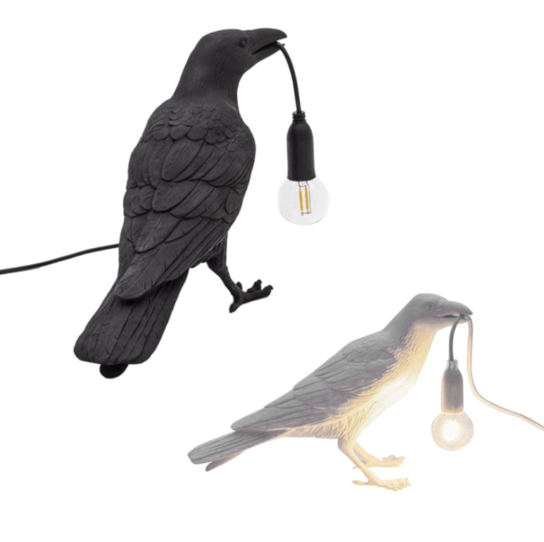 The Elegant Crow Lamp