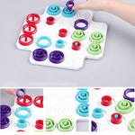 Ticco - Lehrreiches Tic-Tac-Toe Spielbrett für Kinder