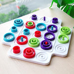 Ticco - Lehrreiches Tic-Tac-Toe Spielbrett für Kinder