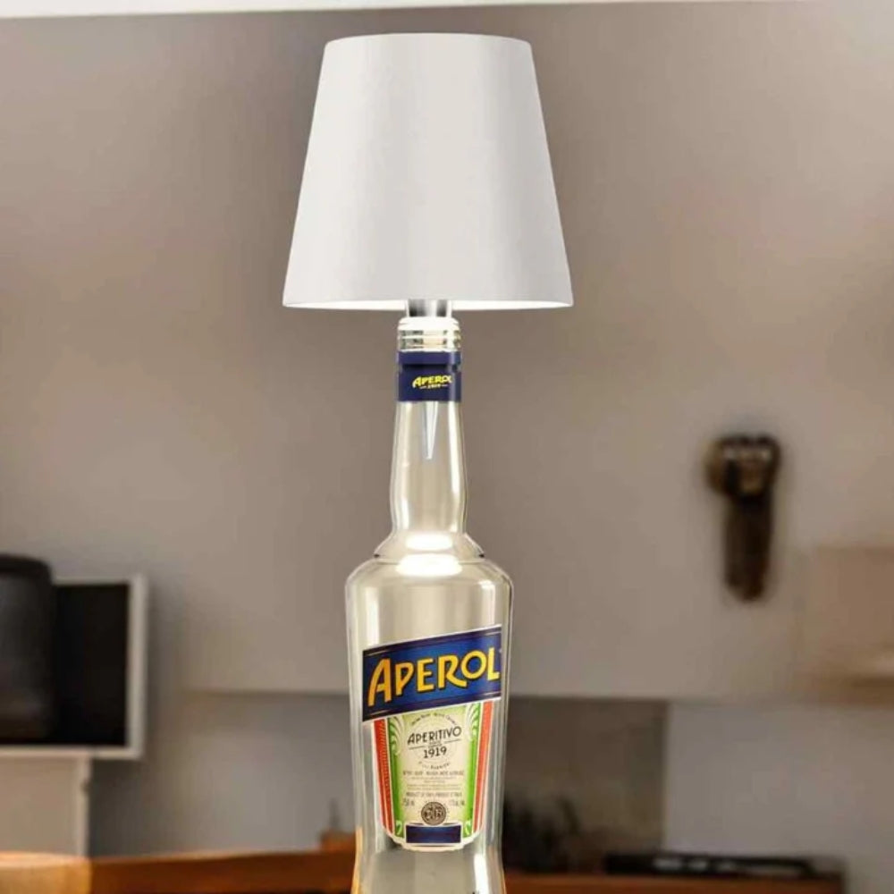 Atmospheric Table Lamp | Cordless Bottle Lamp
