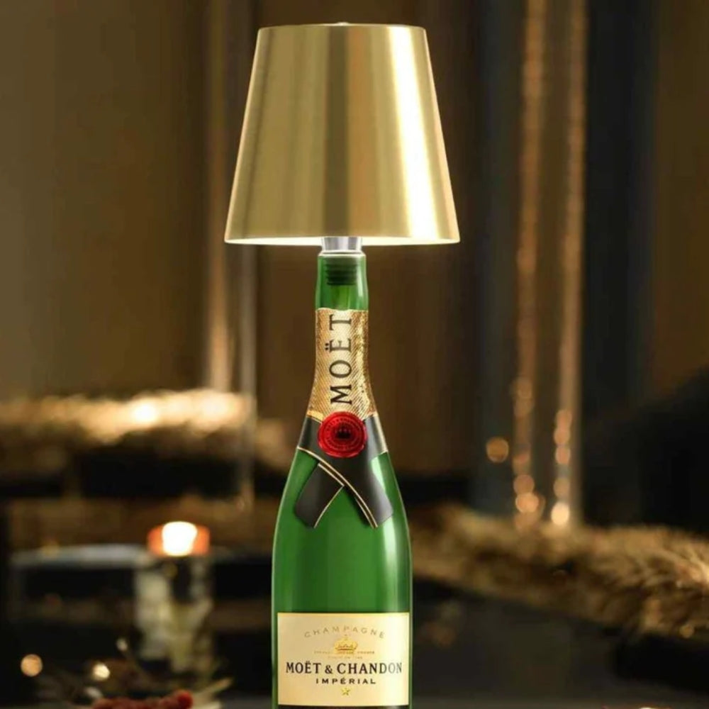 Atmospheric Table Lamp | Cordless Bottle Lamp