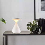 Cordless Hourglass Table Lamp – Elegant, Rechargeable Lighting
