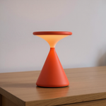 Cordless Hourglass Table Lamp – Elegant, Rechargeable Lighting