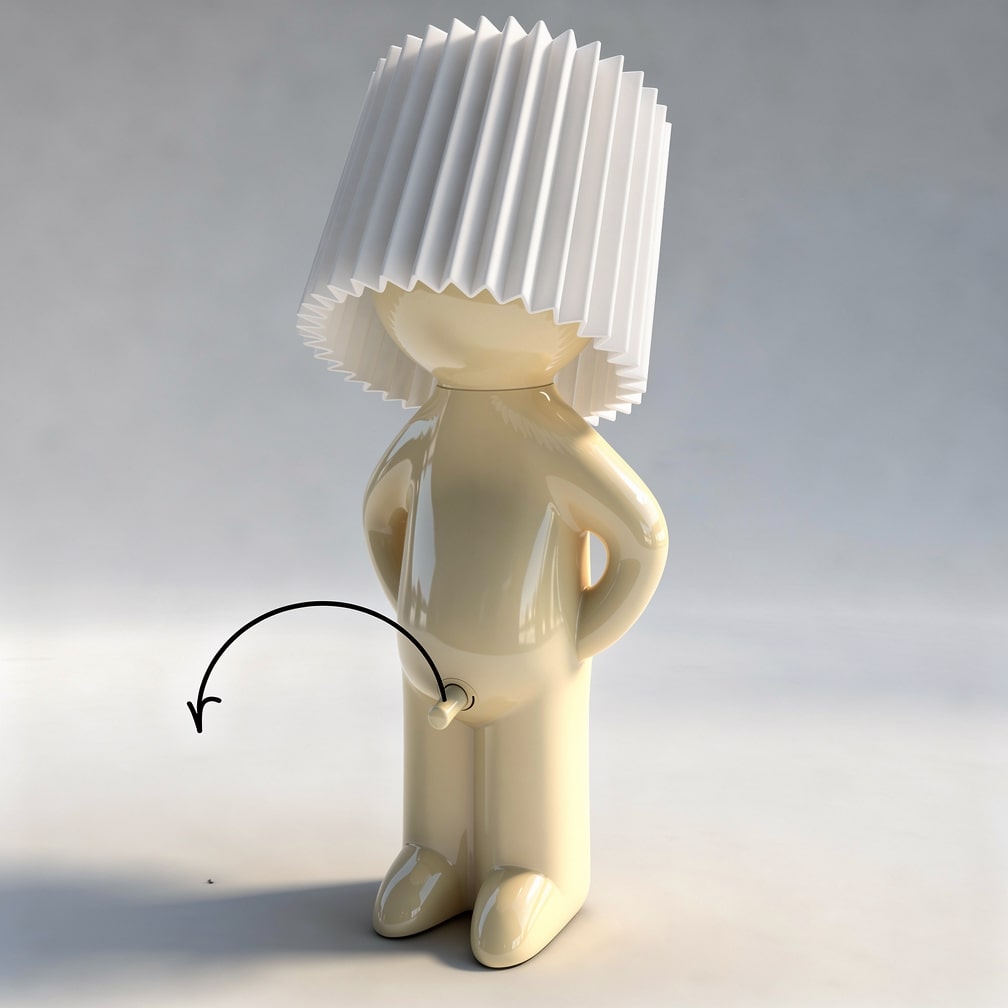 Tischlampe | Sanftes Licht | Platzsparendes Design | LumoGlow