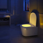 Bewegungsgesteuertes Nachtlicht für die Toilette – 8 Farben LED