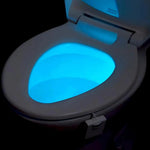 Bewegungsgesteuertes Nachtlicht für die Toilette – 8 Farben LED