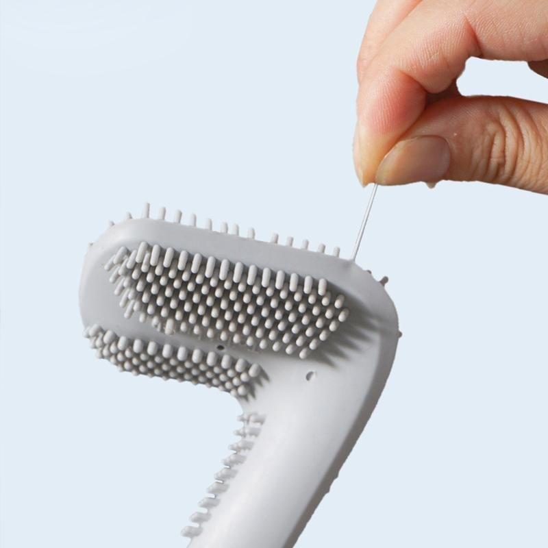 Toilet Brush with Triangular Head for Thorough Cleaning