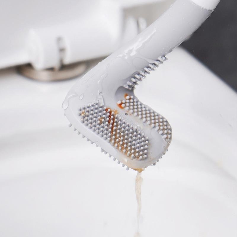 Toilet Brush with Triangular Head for Thorough Cleaning