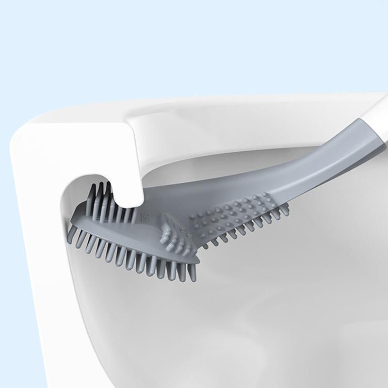 Toilet Brush with Triangular Head for Thorough Cleaning