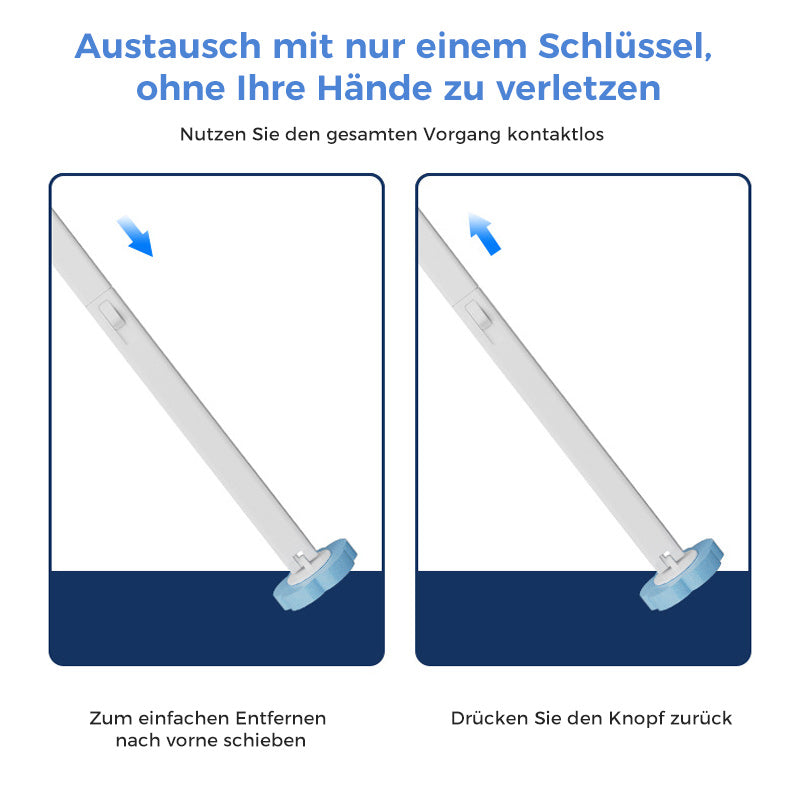 Einweg-Toilettenreiniger mit innovativen Schwammköpfen