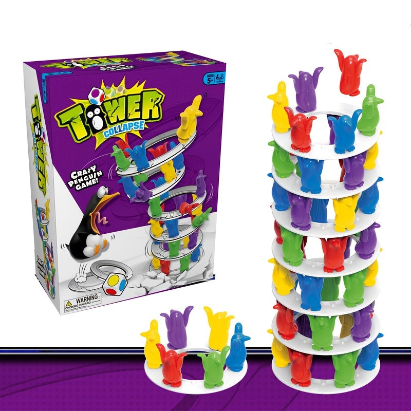 Kippende Pinguin-Turm – Das aufregende Balance-Spiel für die ganze Familie