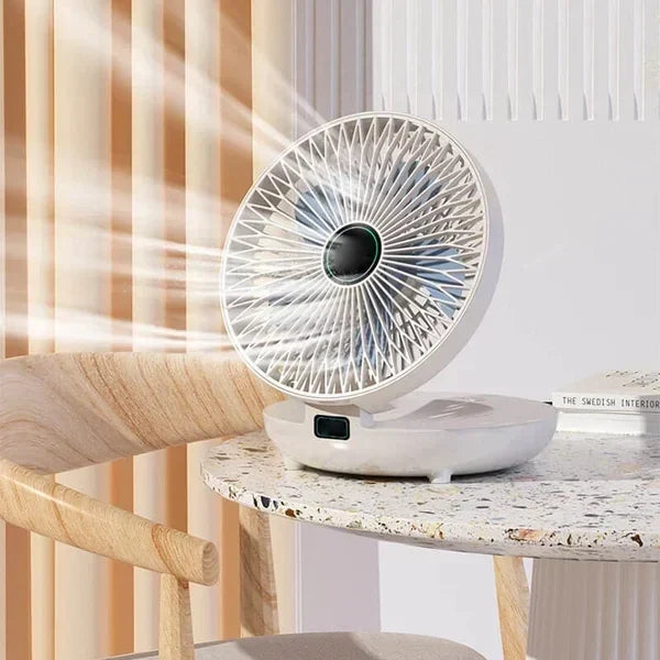 Luftiger Lebensraum – Tragbarer Wandventilator mit leiser Funktion und 3 Geschwindigkeiten