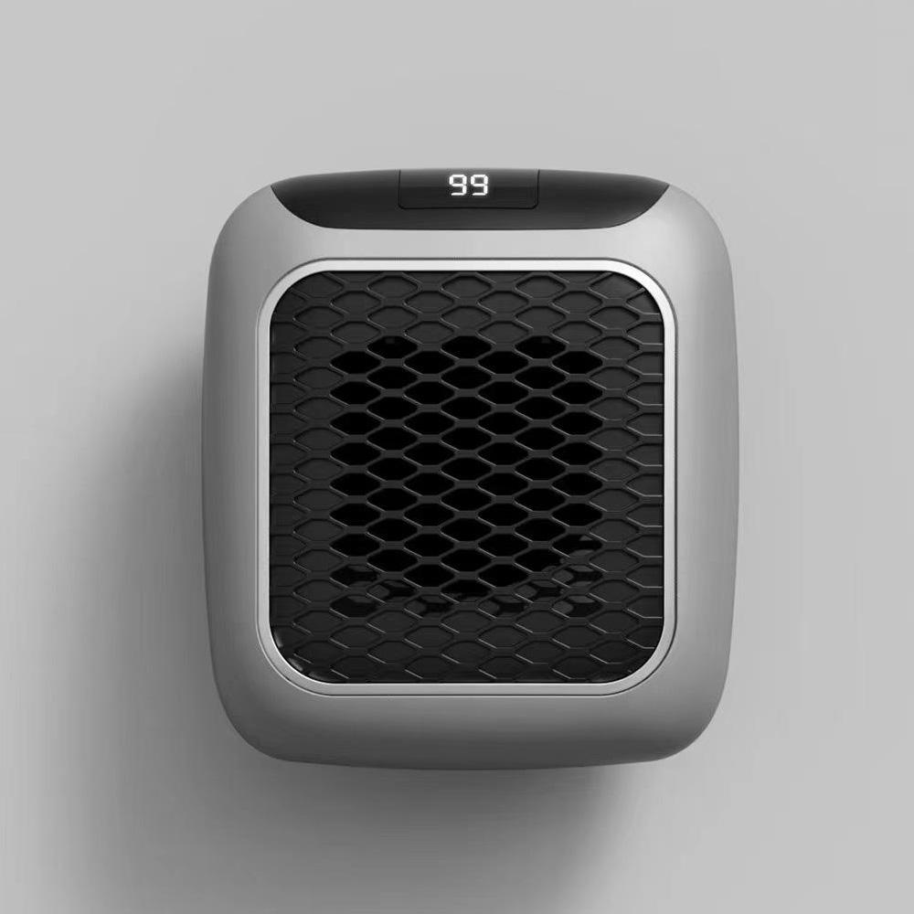 Mobile fan heater for cozy interiors