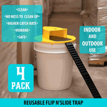 4-pack Bucket Lid Mouse Trap