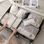 PackSmart | 7-Piece Travel Organization Cubes Set - Lightweight Compression Packing Cubes for Suitcases & Luggage