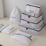 PackSmart | 7-Piece Travel Organization Cubes Set - Lightweight Compression Packing Cubes for Suitcases & Luggage