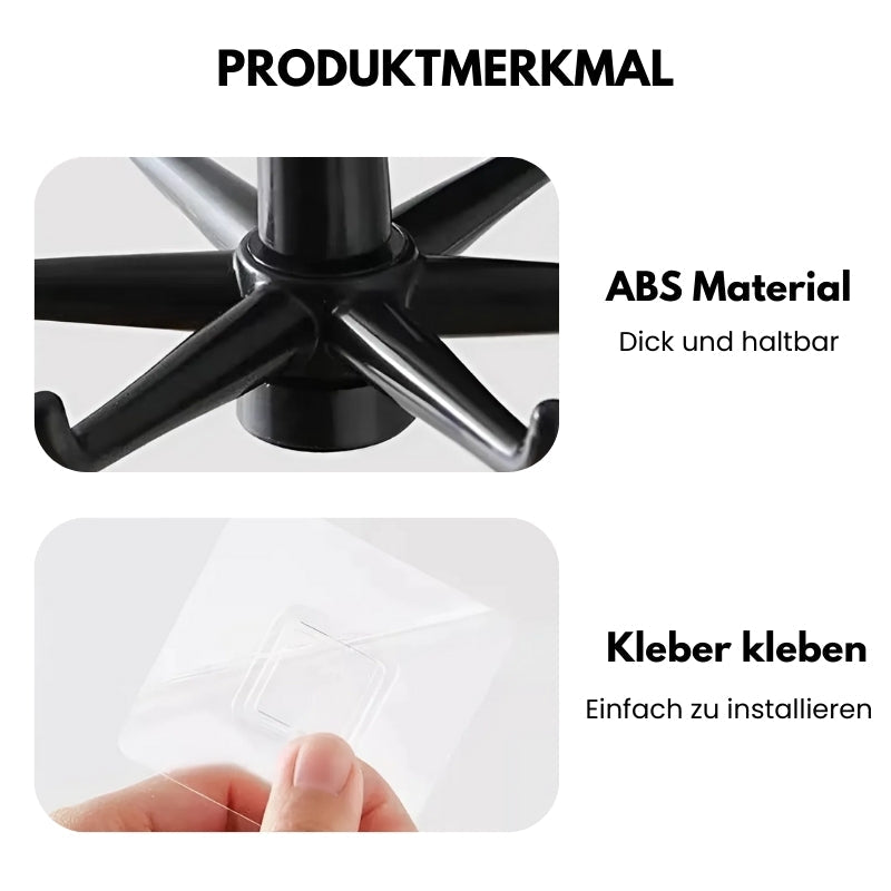 FlexiHook™ | Versatile 360° Rotatable Storage Hook