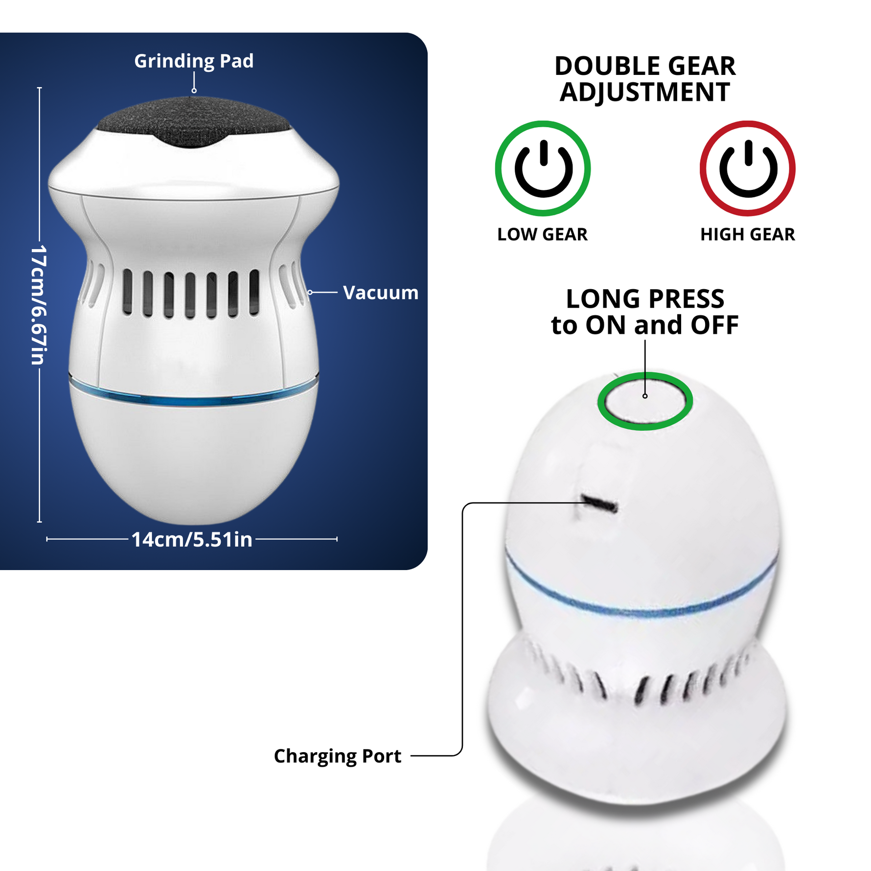 Electric Foot Care Professional – No more calluses!