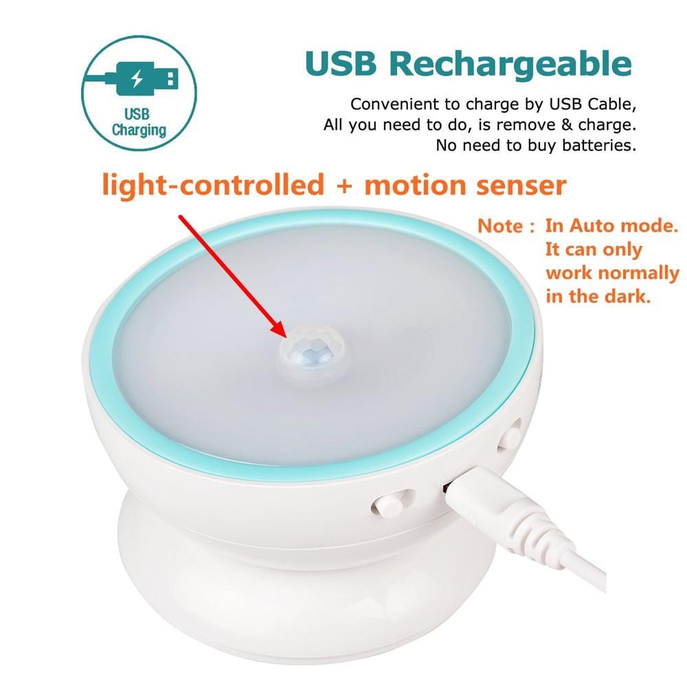 Magnetic LED Night Light with Motion Sensor