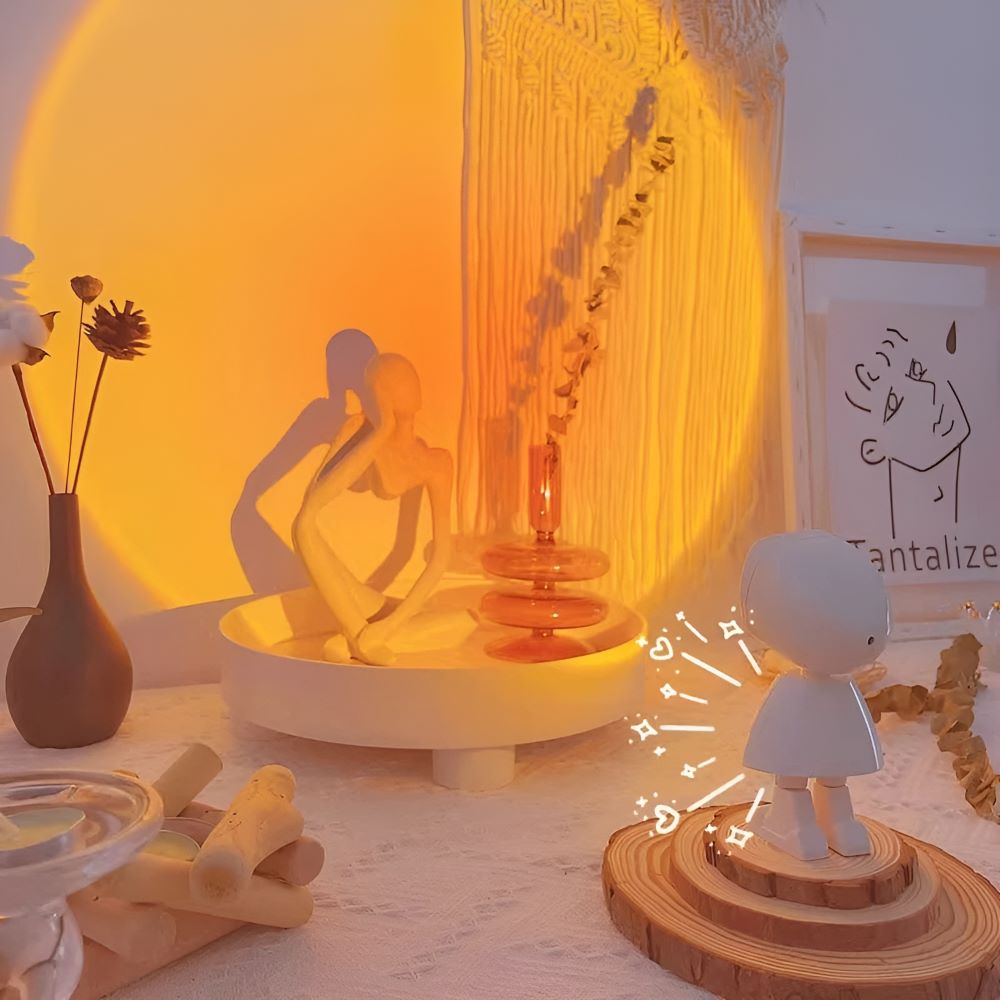 LED-Projektor mit USB-Anschluss – 360° drehbar für eine traumhafte Atmosphäre