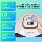 UV/LED Nail Lamp | Fast, Even Curing | Timer Sensor