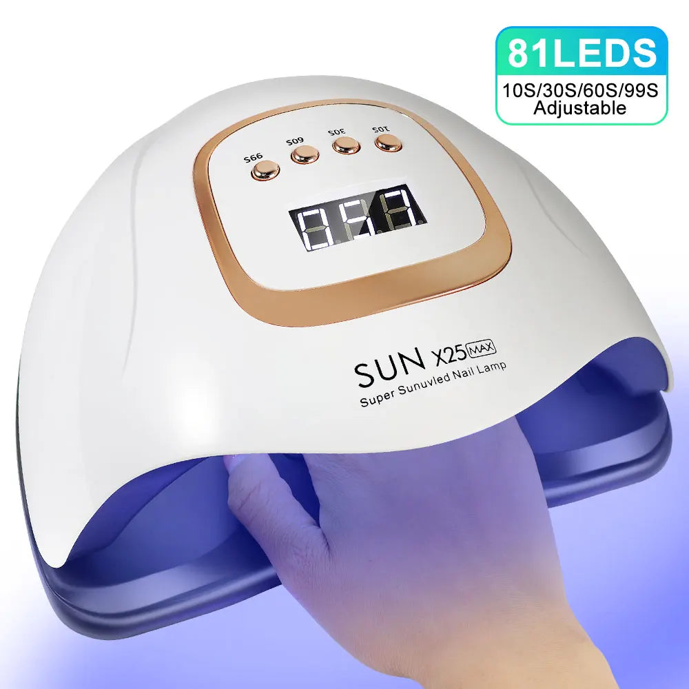 UV/LED Nail Lamp | Fast, Even Curing | Timer Sensor