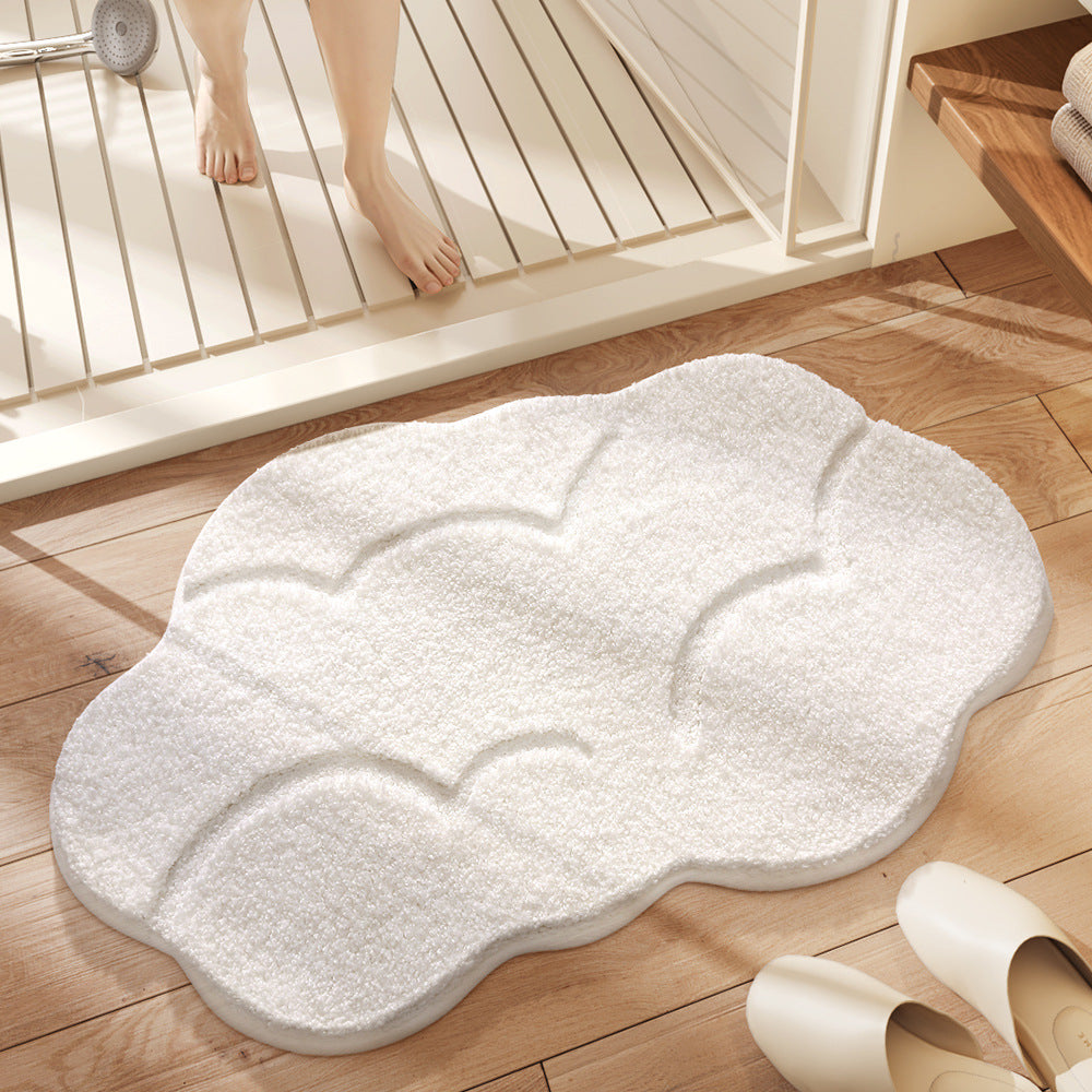 Luxuriöser, Natur-inspirierter Teppich mit Rutschfester Unterlage – Weiche Mikrofaser für Schlafzimmer und Badezimmer, Erhältlich in Mittel- und Großformaten