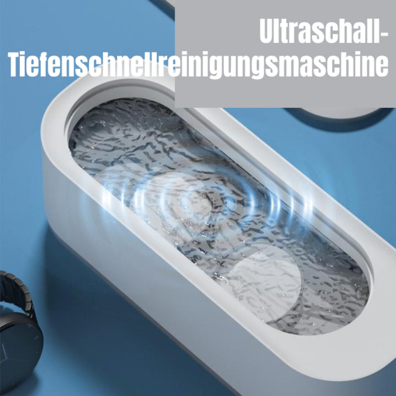 Ultrasonic Cleaner | 360° Thorough Cleaning for Jewelry & Glasses | Portable | GlanzPro