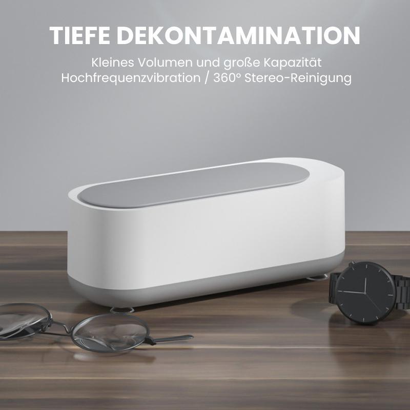 Ultrasonic Cleaner | 360° Thorough Cleaning for Jewelry & Glasses | Portable | GlanzPro