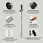 Efficient Weed Burner | Chemical-Free Weed Control | Adjustable Flame