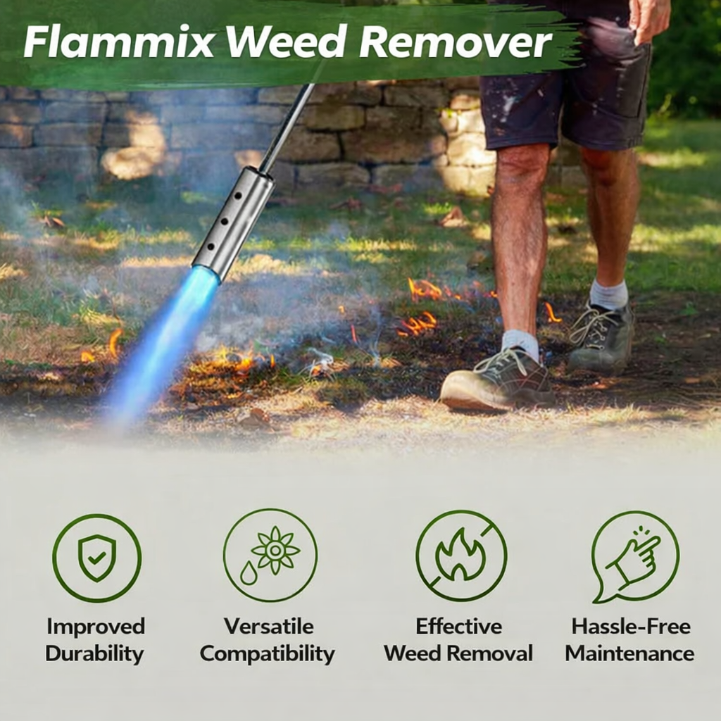 Efficient Weed Burner | Chemical-Free Weed Control | Adjustable Flame