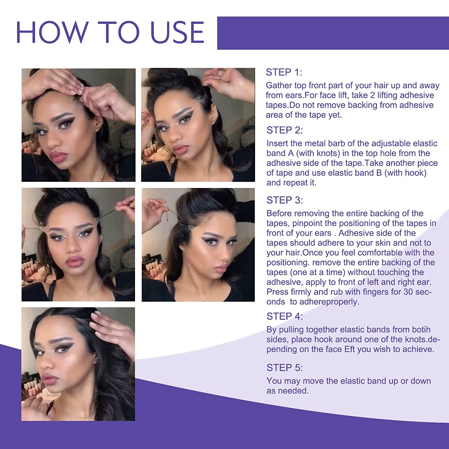 Invisible Facelift Patches for Instant Rejuvenation