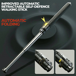 Security Stick 2.0 | Lightweight, Non-Slip Grip & Compact for Outdoor and City