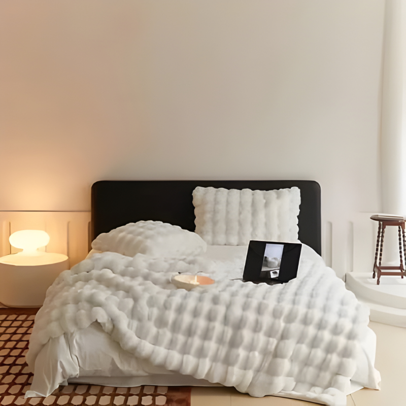 Vielseitige Decke für jedes Wetter mit Stil