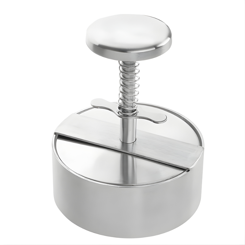 Stainless Steel Burger Press for Uniform 5-Inch Patties