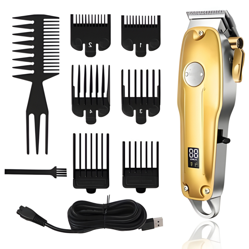 Precision Hair Clippers for Men with 7-Piece Kit